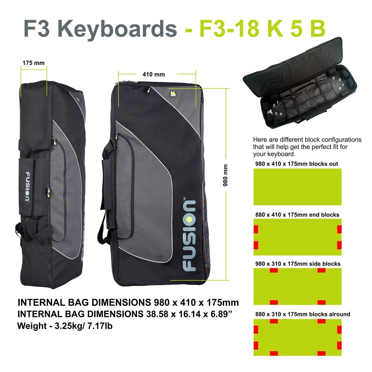 Fusion Bags Keyboard 05 housse clavier 49-61 touches
