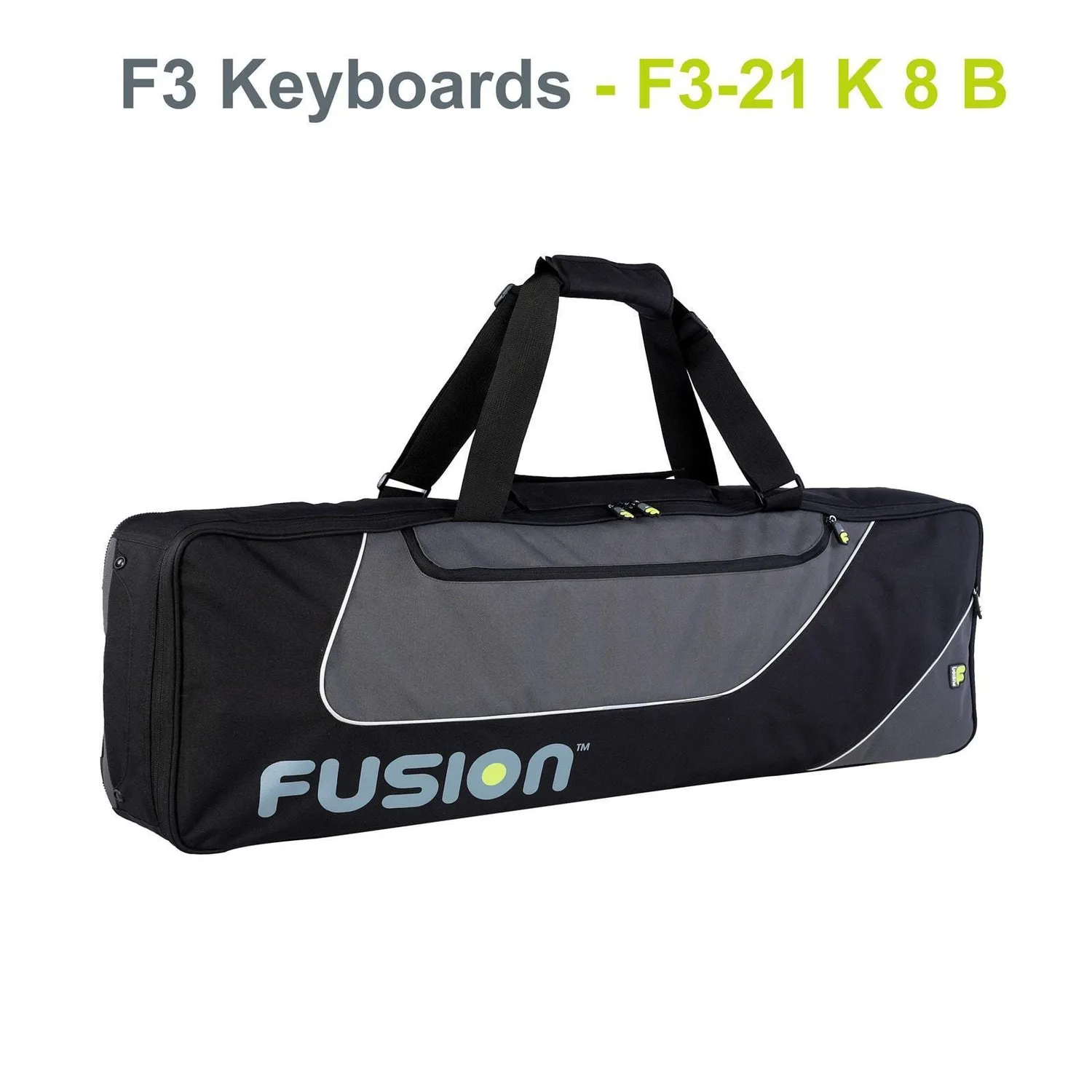 Fusion Bags Keyboard 08 76-88 touches housse clavier noir gris