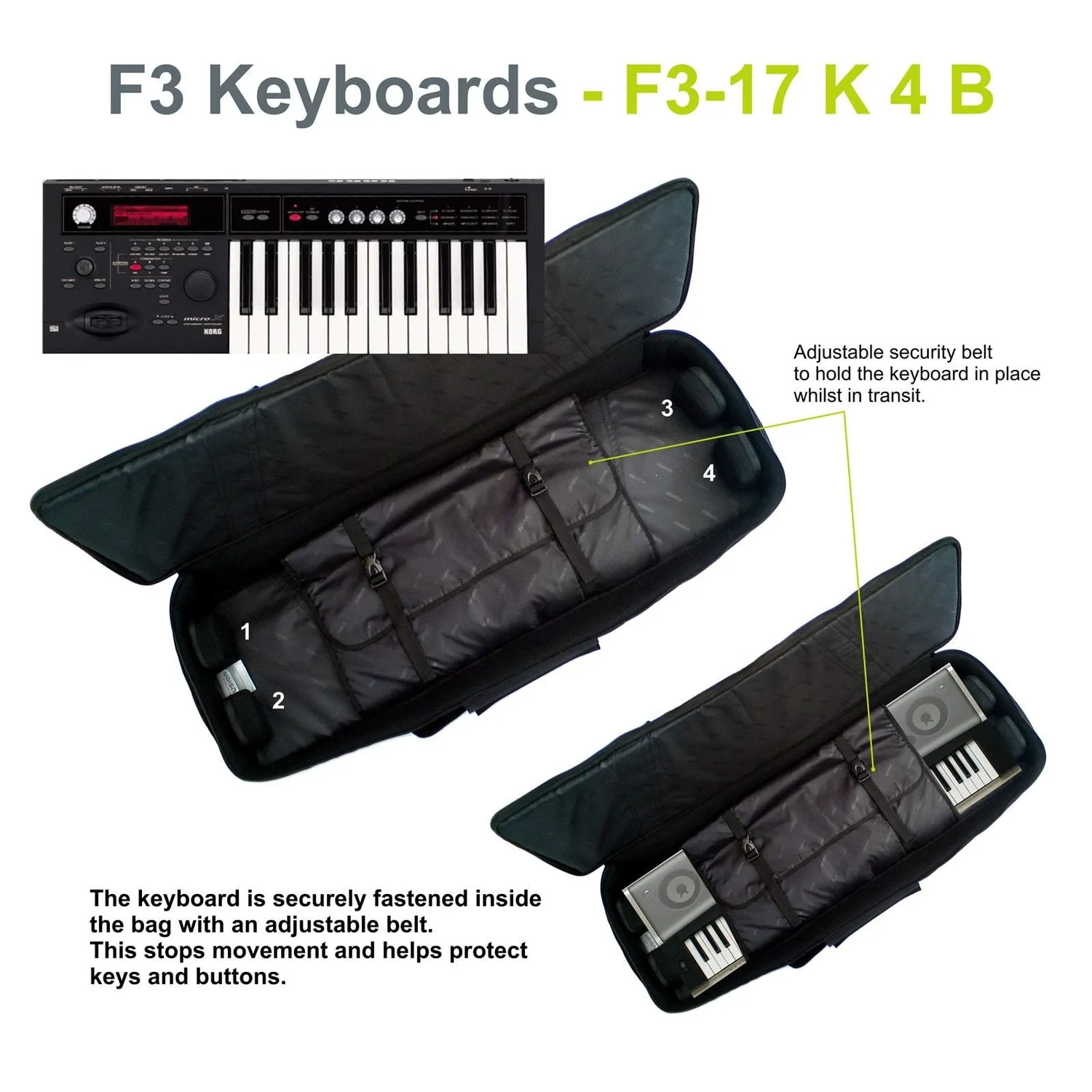 Fusion Bags Keyboard 04 housse clavier 49-61 touches