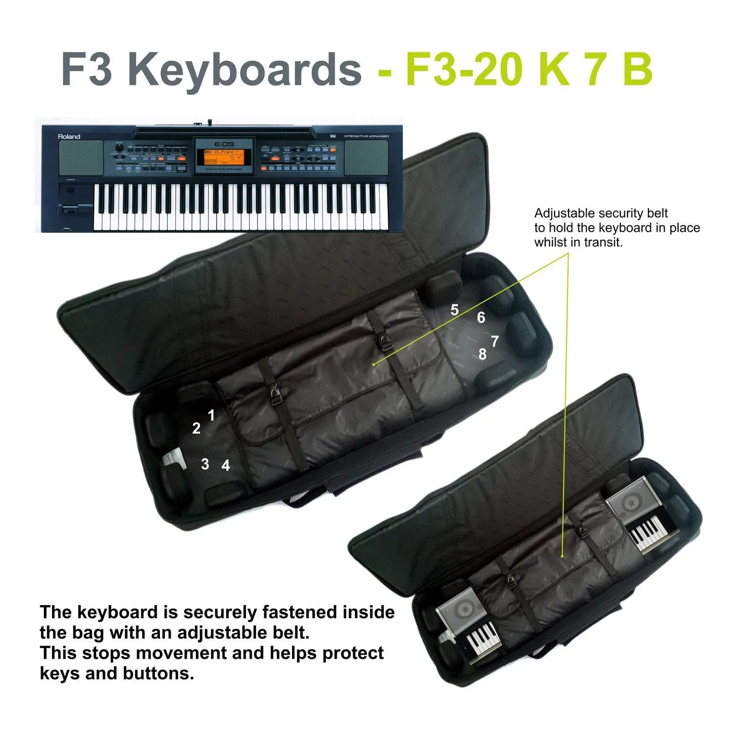 Fusion Bags Keyboard 07 61-76 touches housse clavier