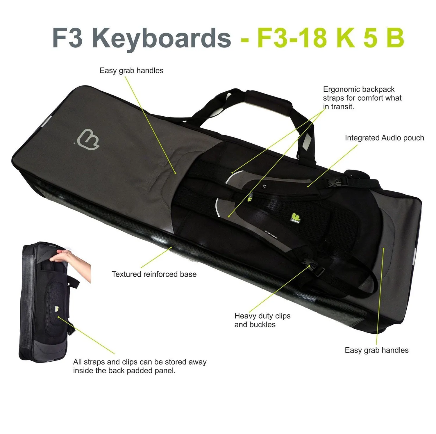 Fusion Bags Keyboard 05 housse clavier 49-61 touches