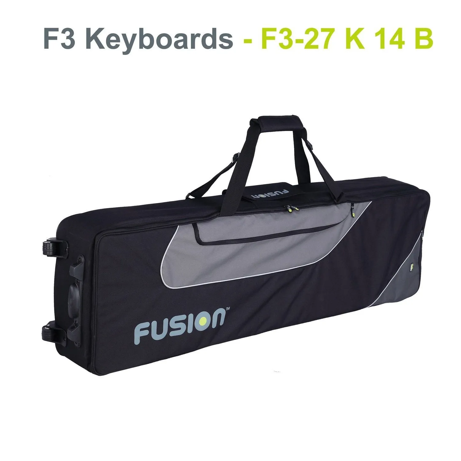 Fusion Bags Keyboard 14 76-88 touches housse clavier noir gris