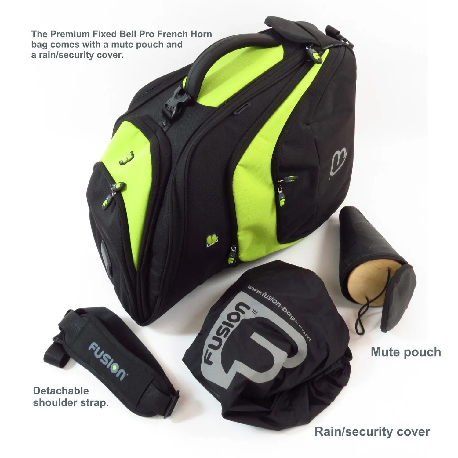 Fusion Bags Premium French Horn Pro (Fixed Bell) housse de cor français