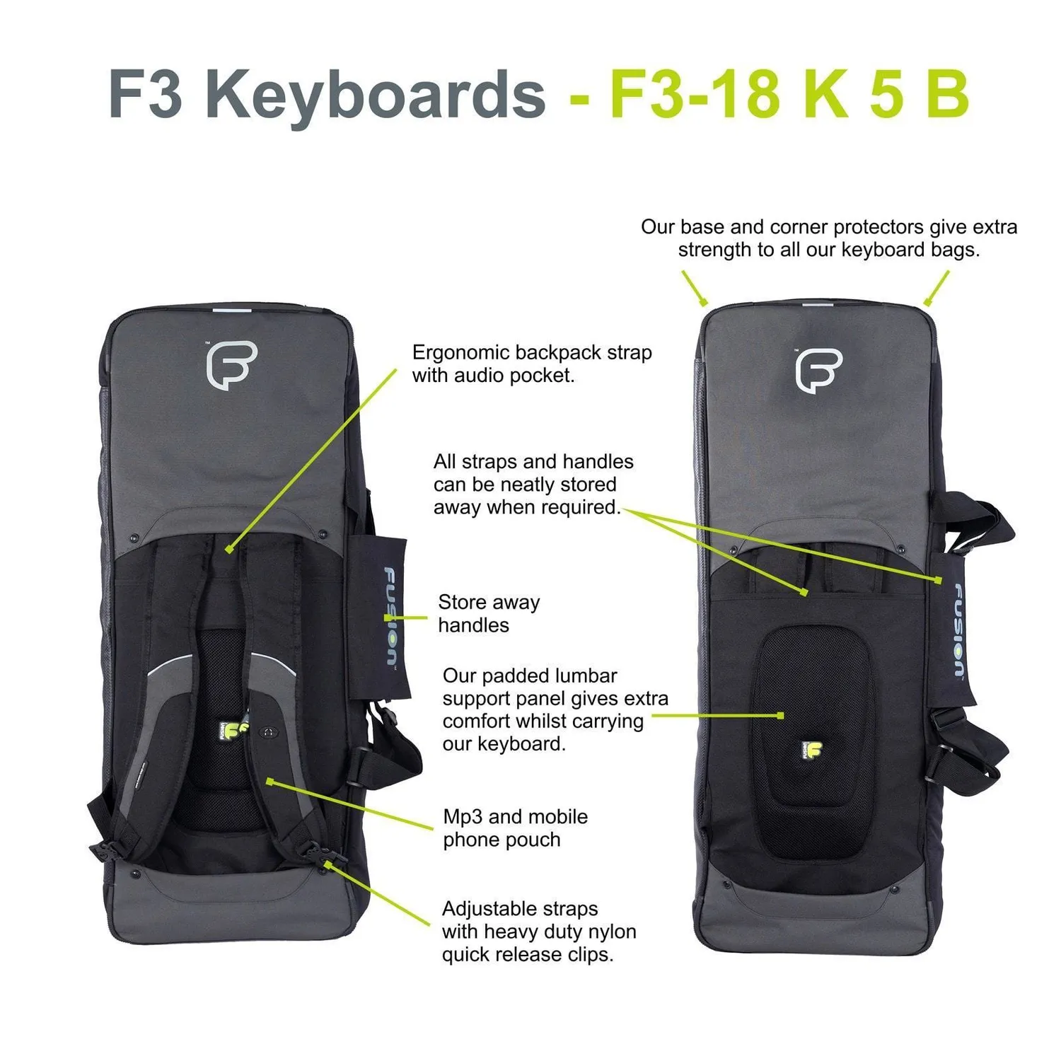 Fusion Bags Keyboard 05 housse clavier 49-61 touches