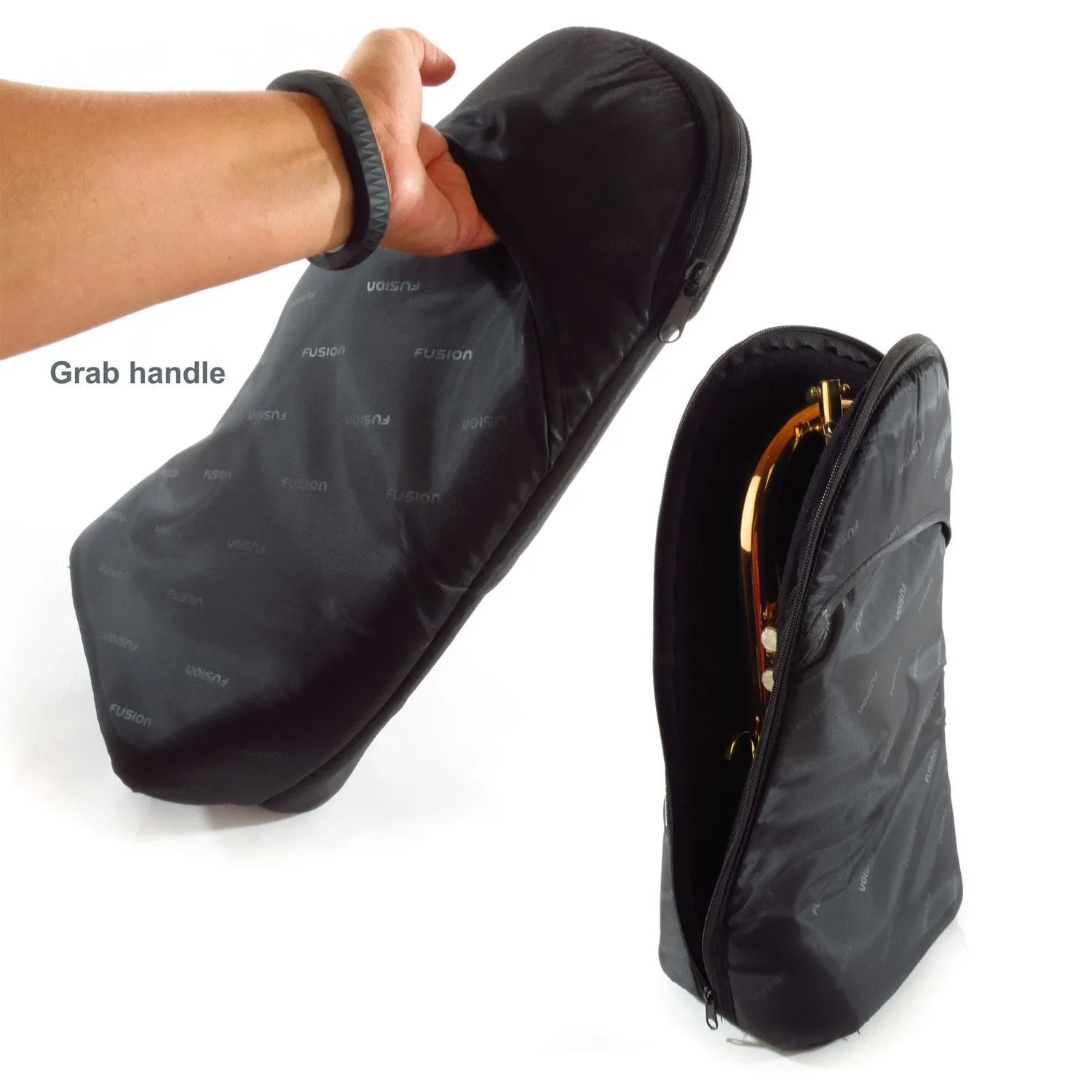 Fusion Bags Flugelhorn Sleeve housse de bugle noire rembourrée