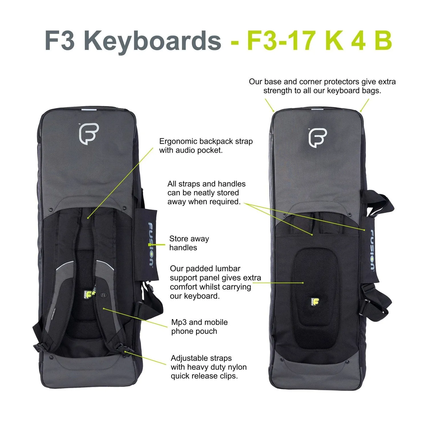 Fusion Bags Keyboard 04 housse clavier 49-61 touches